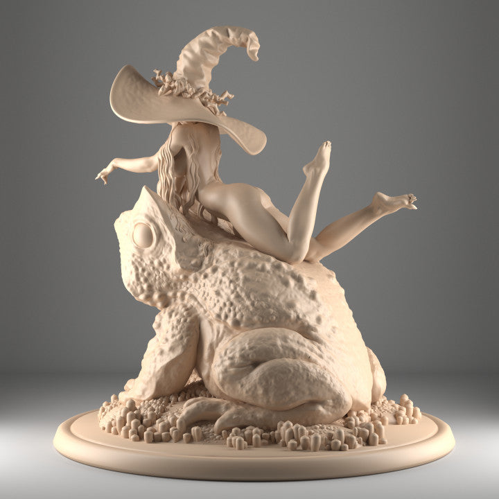 Malva, Witch riding on giant toad