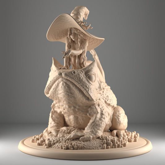 Malva, Witch riding on giant toad
