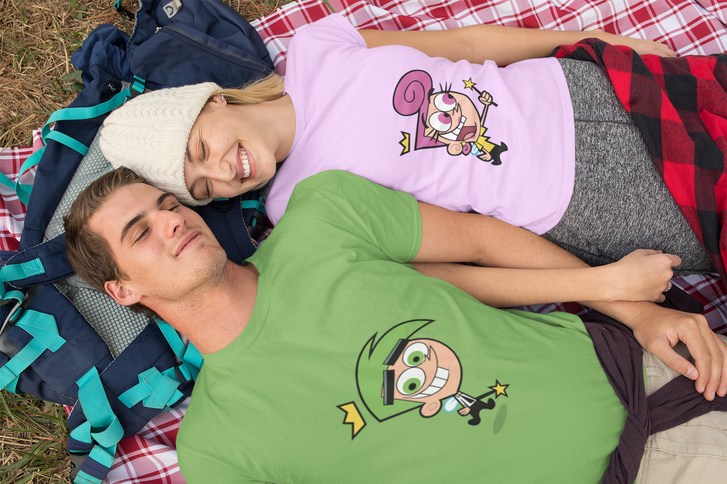 Cosmo and Wanda The Fairly Odd Parents Tshirt Funny Shirt, Couple Shirt, Nickelodeon Shirt, Cartoon Shirt, Animation Shirt